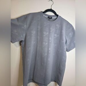 Cha Light Gray Short Sleeve Tee